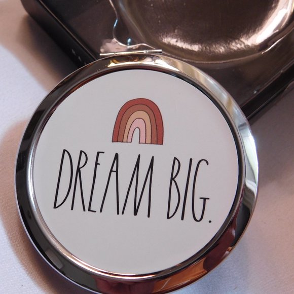 Rae Dunn Compact Magnification Mirror Dream Big - Picture 5 of 5